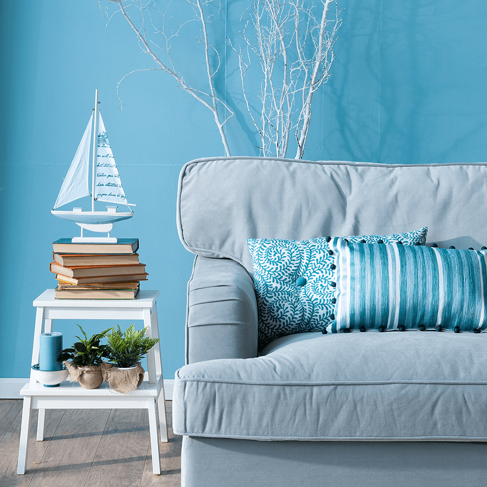 Okyanus rengi ile evine ferahlık kat