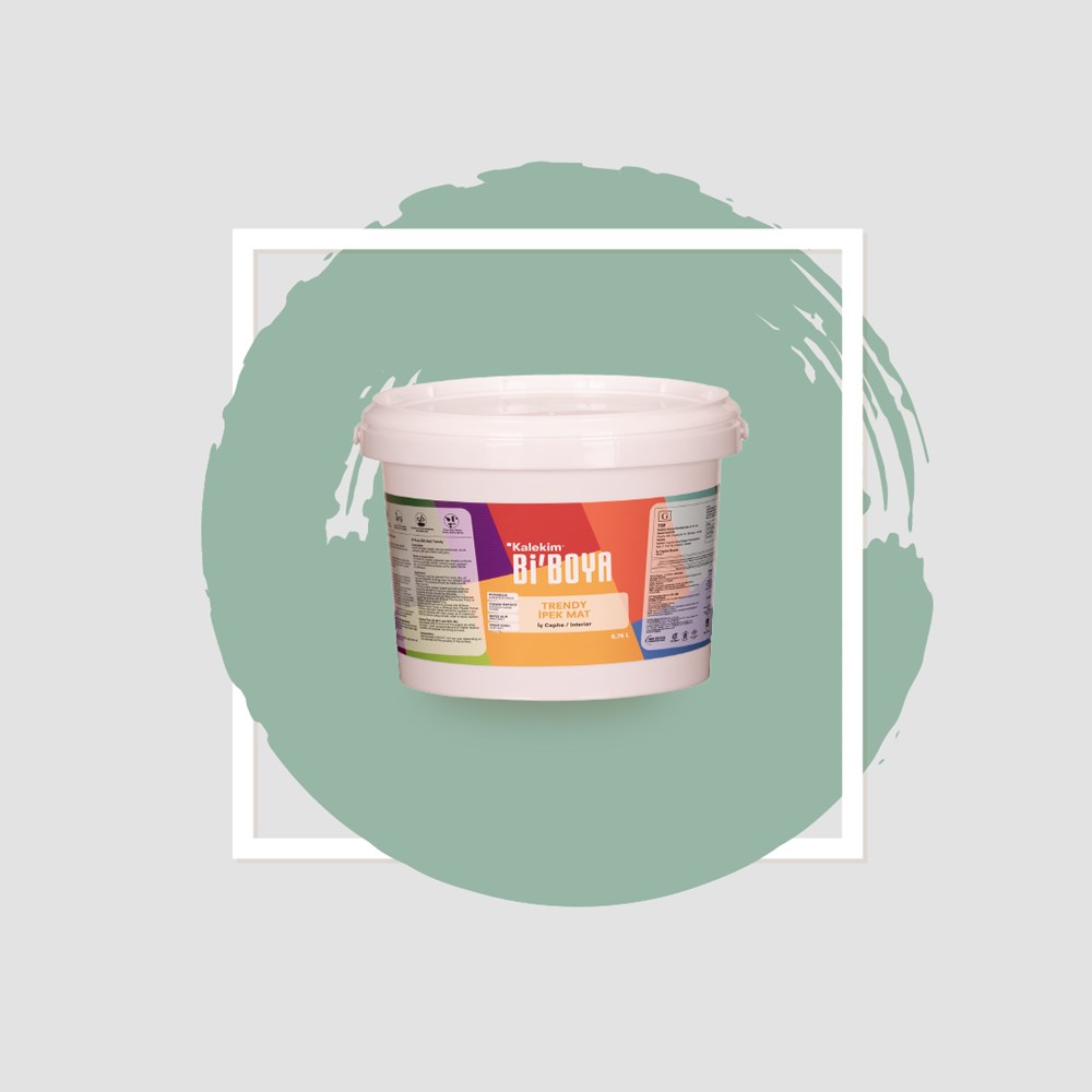 Yeşil Çağla İpek Mat İç Cephe Boya 0.75 LT 