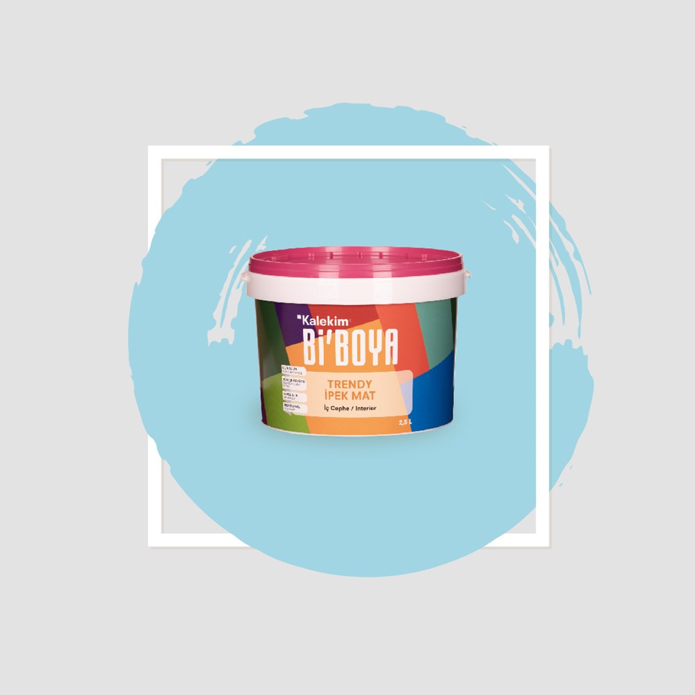 Okyanus Mavisi İpek Mat İç Cephe Boya 2.5 LT 
