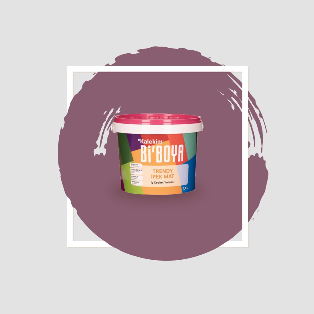 Mor Ahududu İpek Mat İç Cephe Boya 7.5 LT 