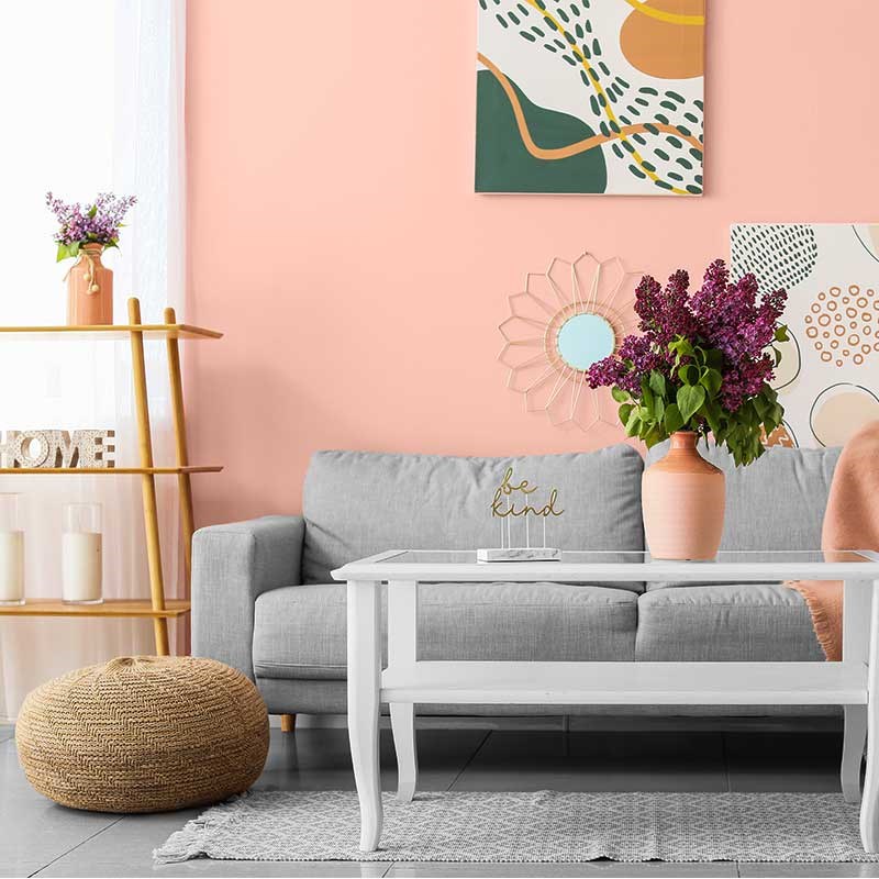 Turuncu Nar Çiçeği İpek Mat İç Cephe Boya 2.5 LT 