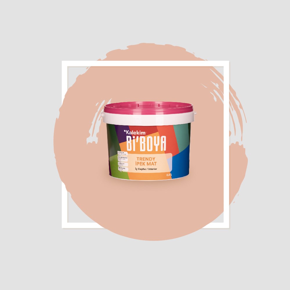 Turuncu Nar Çiçeği İpek Mat İç Cephe Boya 2.5 LT 