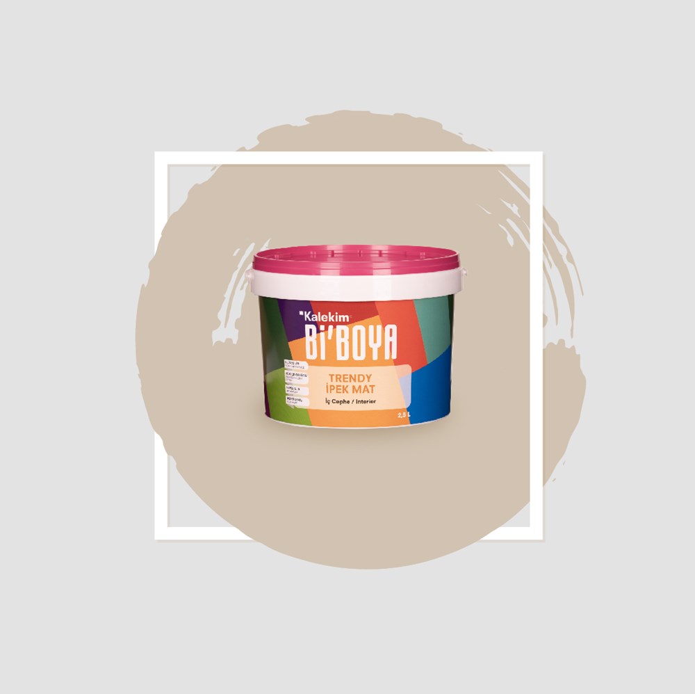 Toprak Kum Fırtınası İpek Mat İç Cephe Boya 2.5 LT 