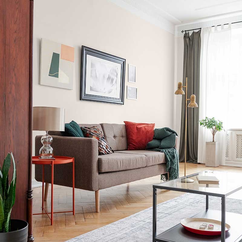 Beyaz Dağ Grisi İpek Mat İç Cephe Boya 2.5 LT 