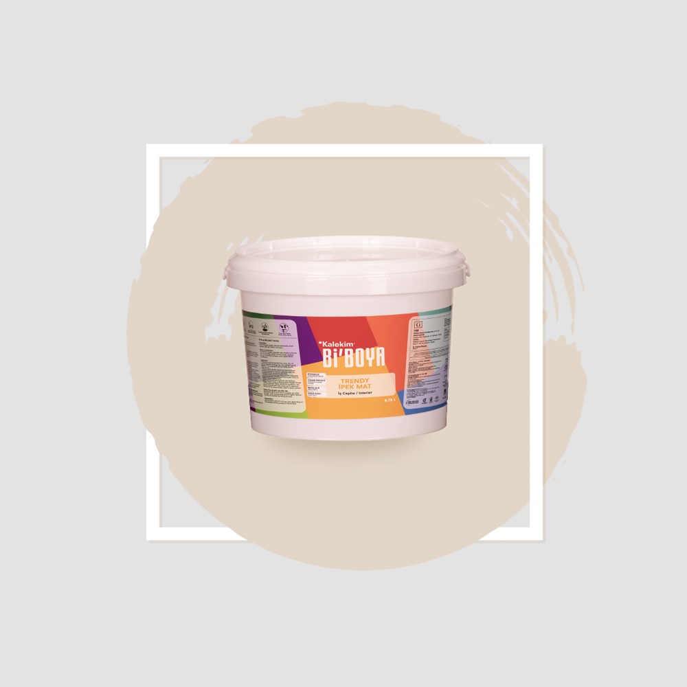 Bej Cappucino İpek Mat İç Cephe Boya 0.75 LT 