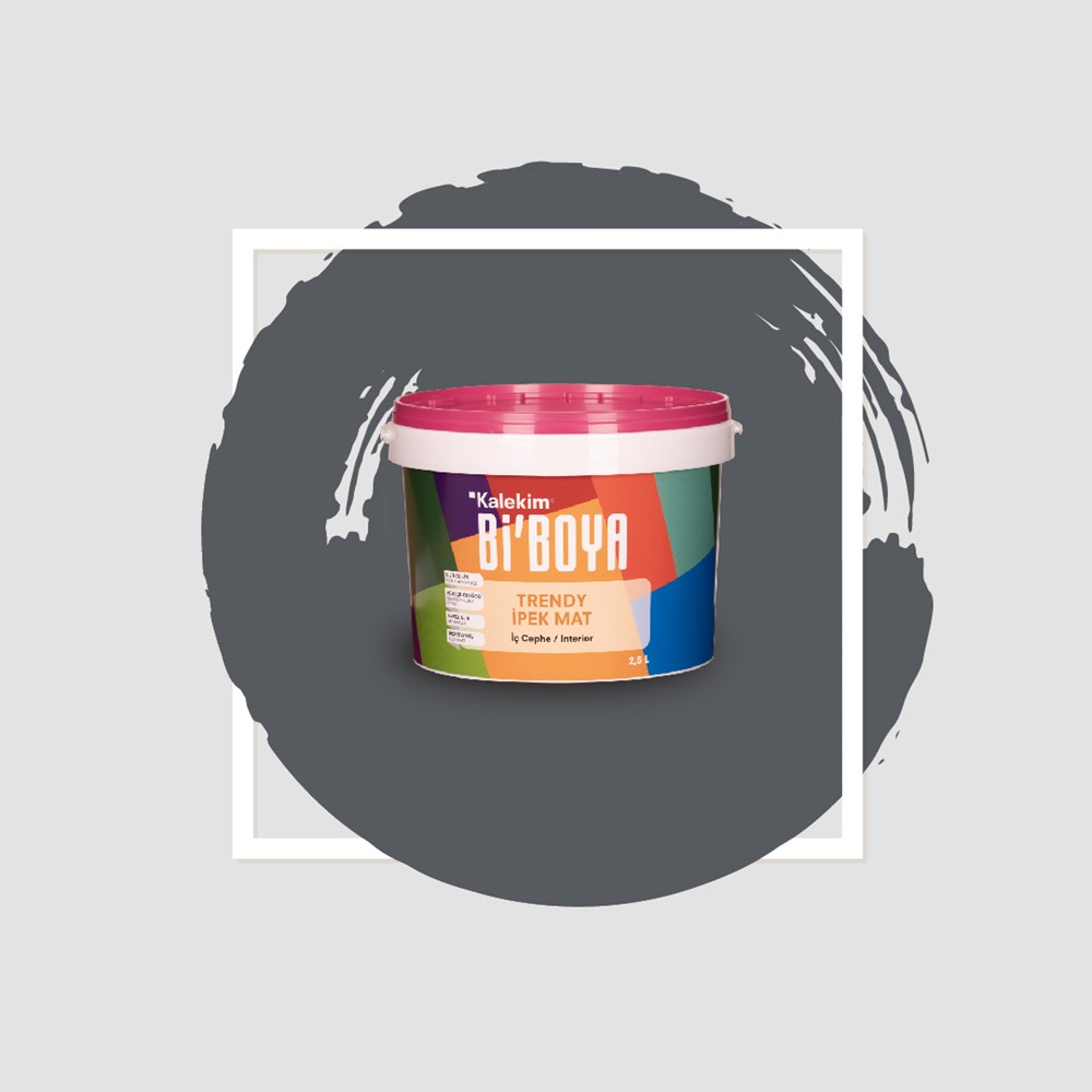 Gri Gece İpek Mat İç Cephe Boya 2.5 LT 